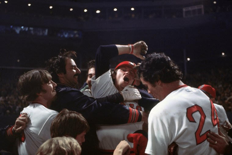Boston Red Sox Carlton Fisk, 1975 World Series