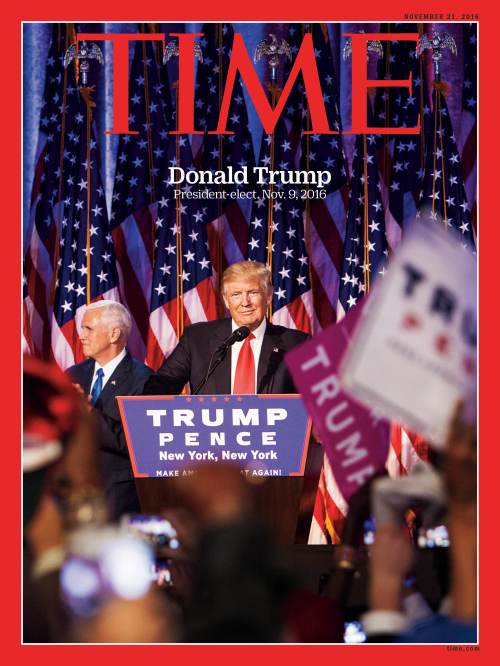 Donald Trump President-elect Election Time Magazine Cover