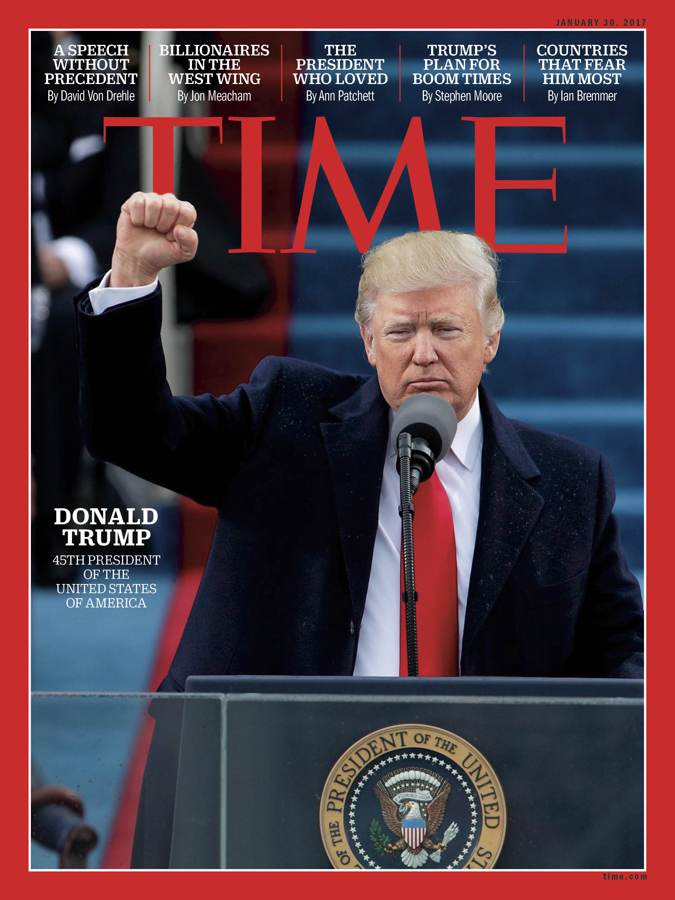 time magazine trump cover desk wind