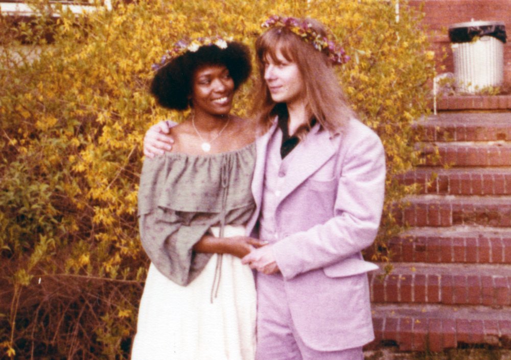 Rita Dove and husband Fred Viebahn at their wedding party in 1979.