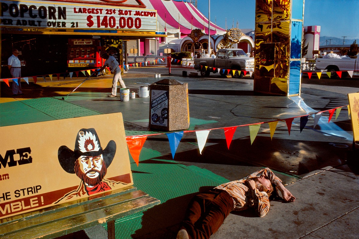 The Las Vegas Strip, Nevada, Las Vegas, USA 1981.