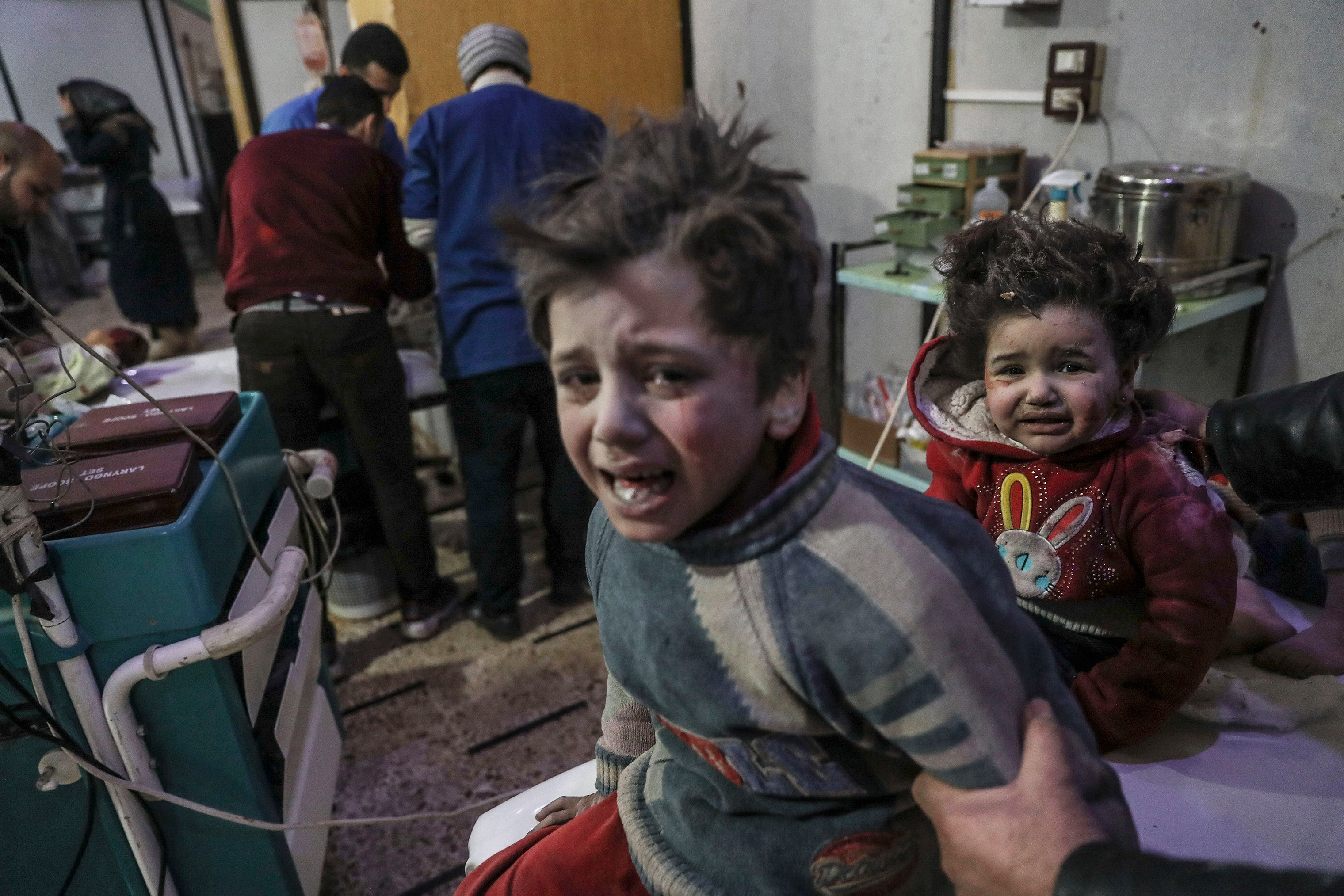 Пострадавшие дети Сирии