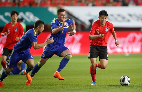 Son Heung-min Jersey Men's 2022 World Cup South Korea -   Israel