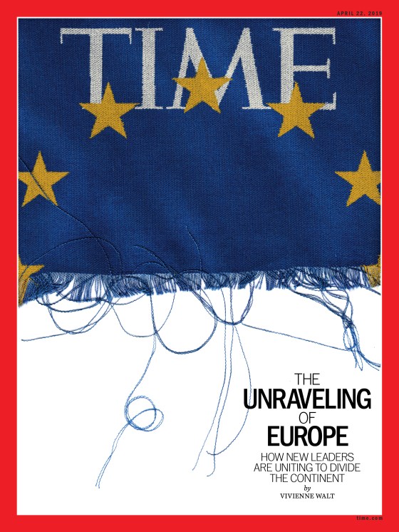 Unraveling of Europe Time Magazine Cover