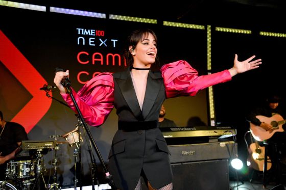 Camila Cabello performs at the TIME 100 Next 2019