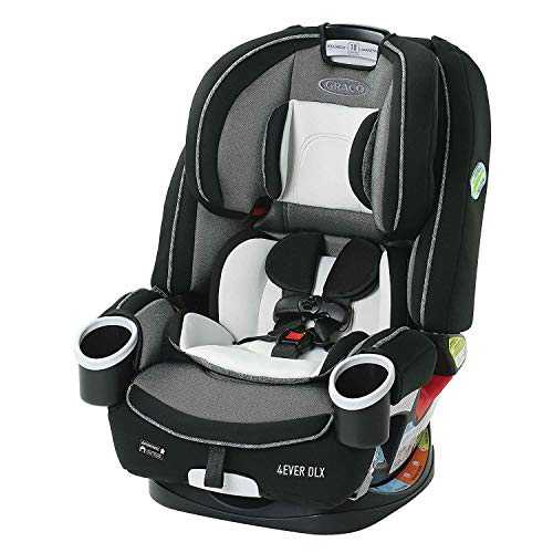 Graco 4Ever DLX 4-in-1 Car Seat, Fairmont | Infant to Toddler Car Seat, with 10 Years of Use | Rear-facing, Forward-facing and Booster Modes | Safe, Comfortable and Convenient